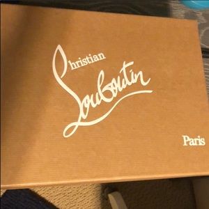 Christian louboutin box and duster bag
